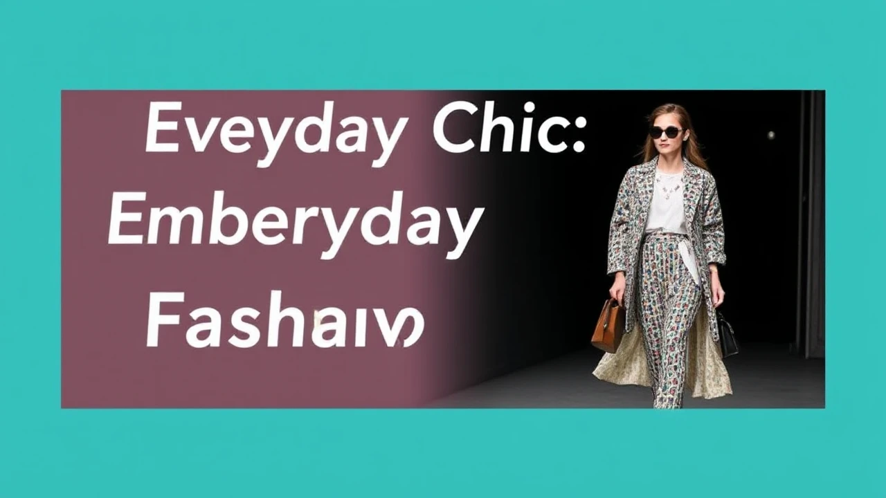 Everyday Chic: Embracing Runway Fashion Trends