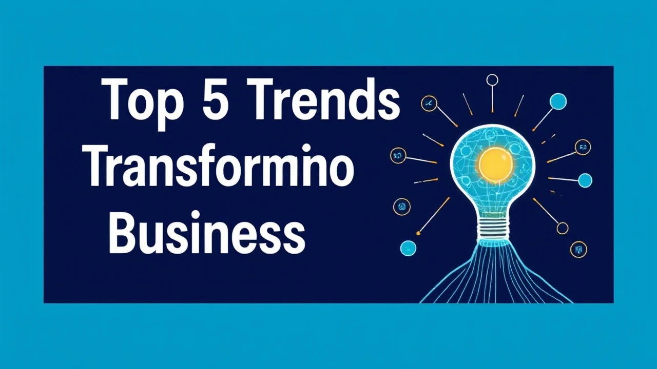 Unveiling the Top 5 Trends Transforming the Future of Business Innovation