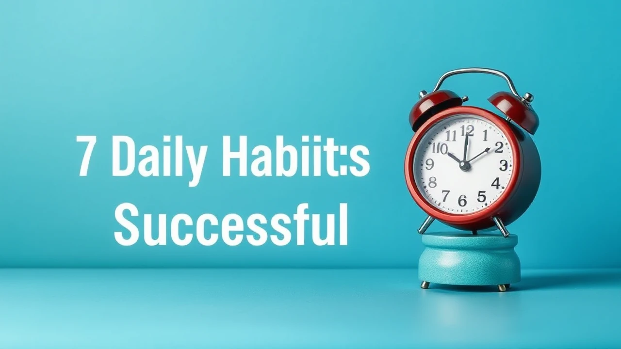 Boosting Productivity: 7 Daily Habits of Successful Folks