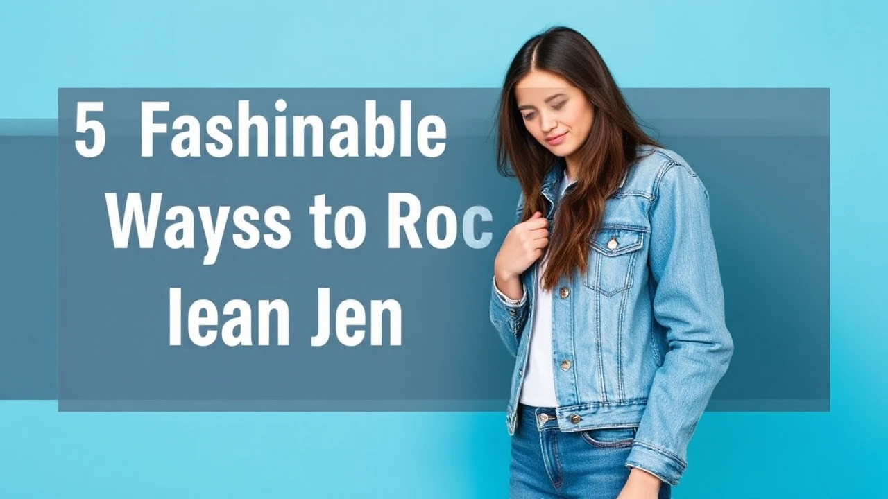 5 Fashionable Ways to Rock Jean Jackets During the Current Season: Expert Advice