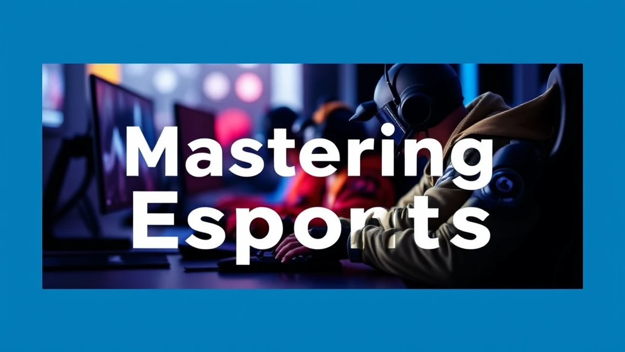 Mastering Esports: A Beginner's Guide to High-Level Gaming