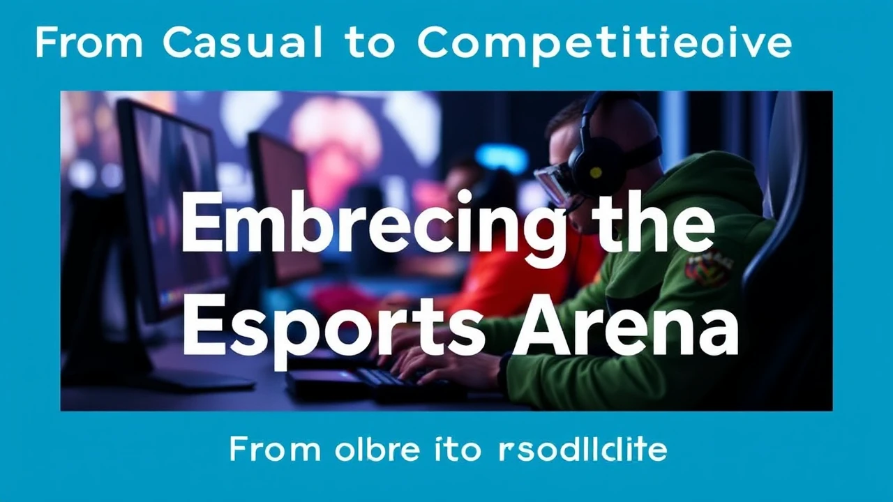 From Casual to Competitive: Embracing the Esports Arena: A Guide for Players