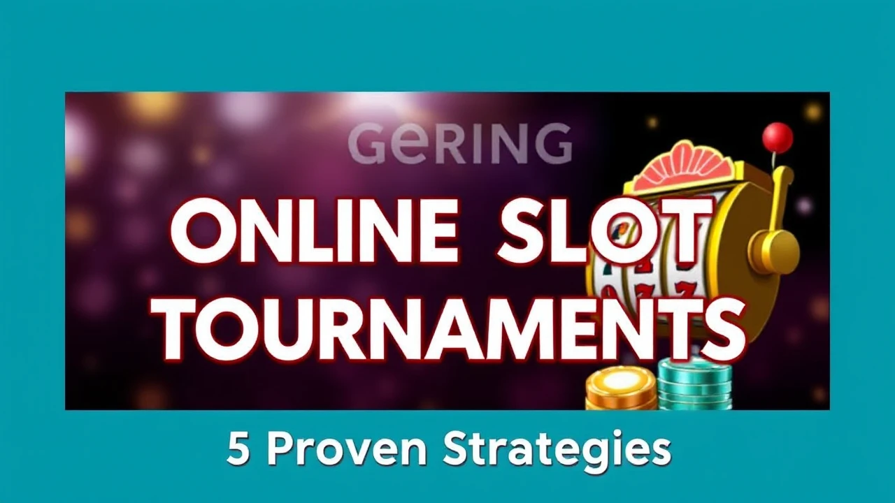 Conquering Online Slot Tournaments: 5 Proven Strategies
