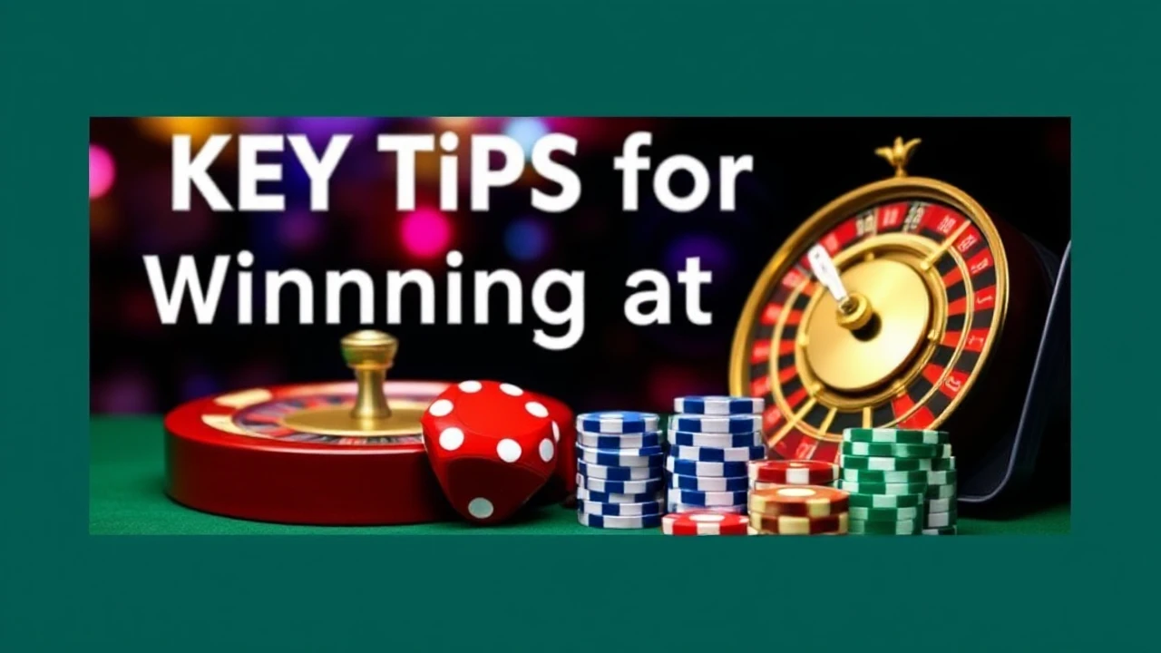 Key Tips for Winning at the Casino