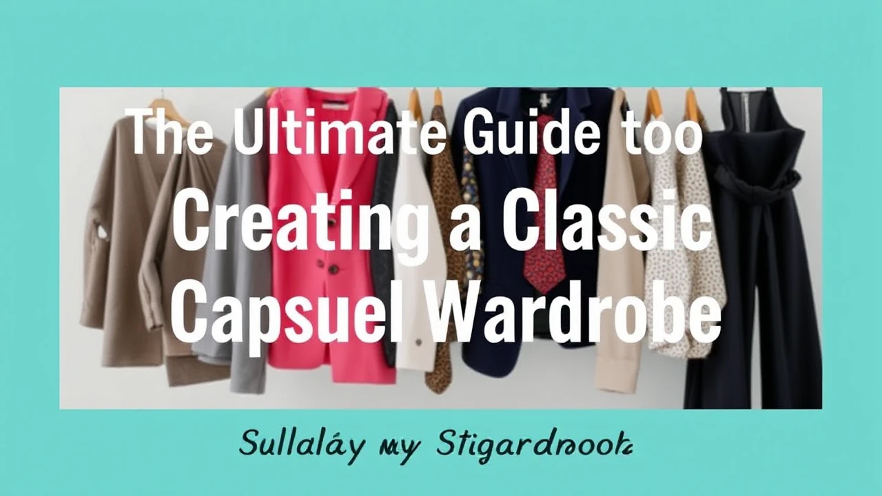 The Ultimate Guide to Creating a Classic Capsule Wardrobe