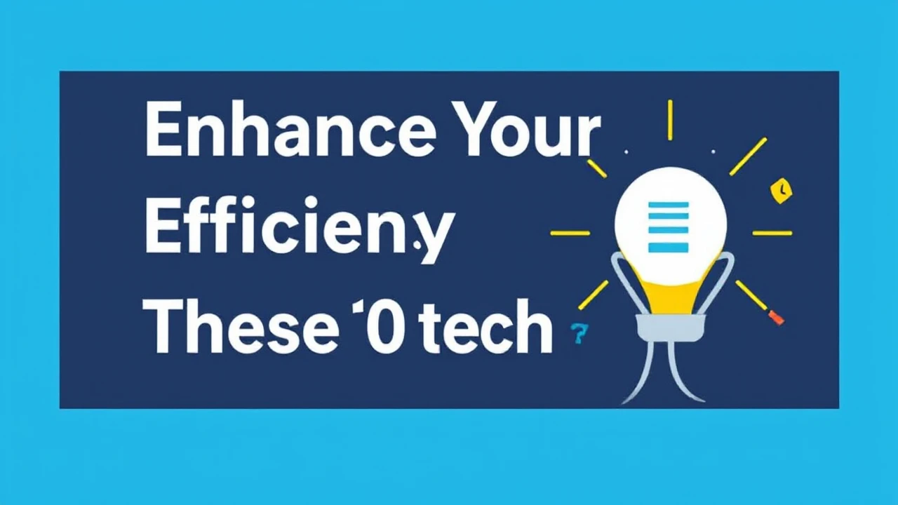 Enhance Your Efficiency with These 10 Tech Hacks