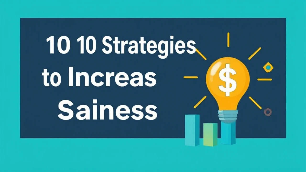 Best 10 Strategies to Increase Your Business Sales Revenue