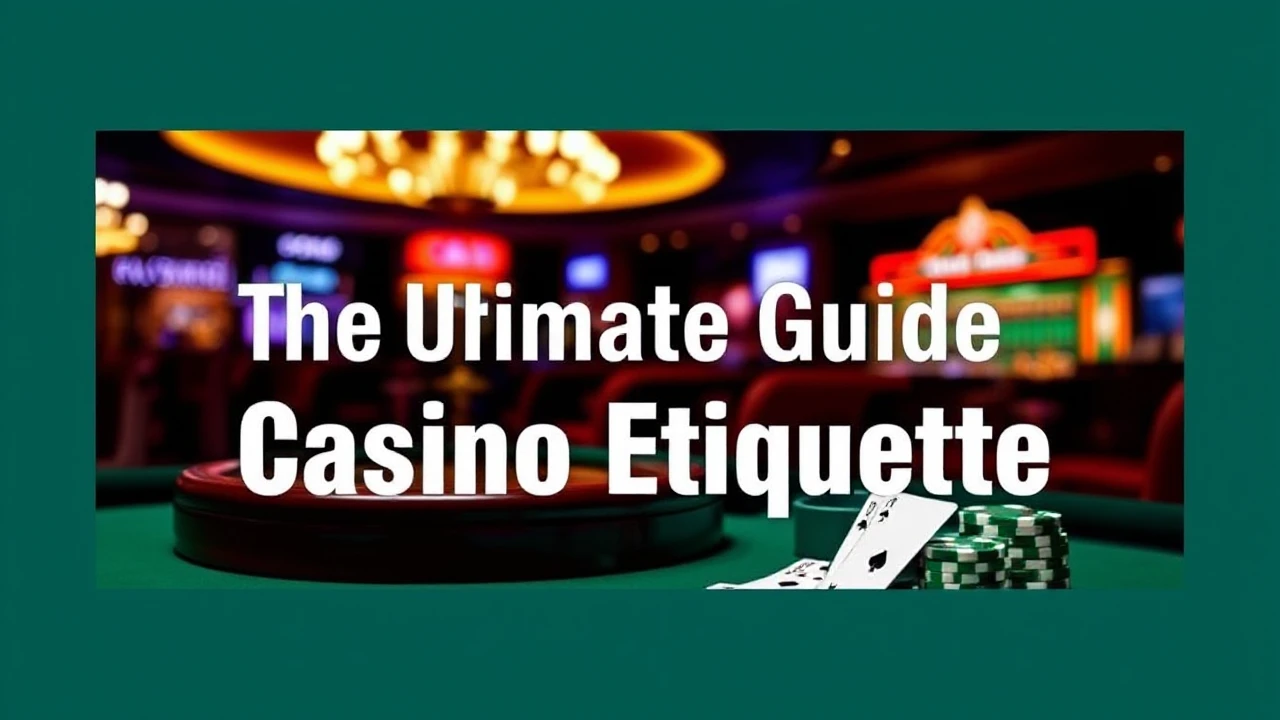 The Ultimate Guide for Casino Etiquette