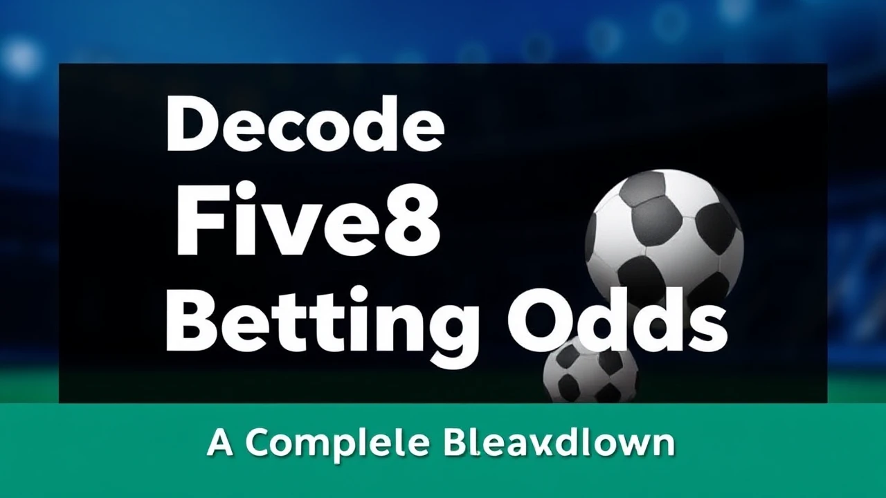Decoding Five88 Betting Odds: A Complete Breakdown