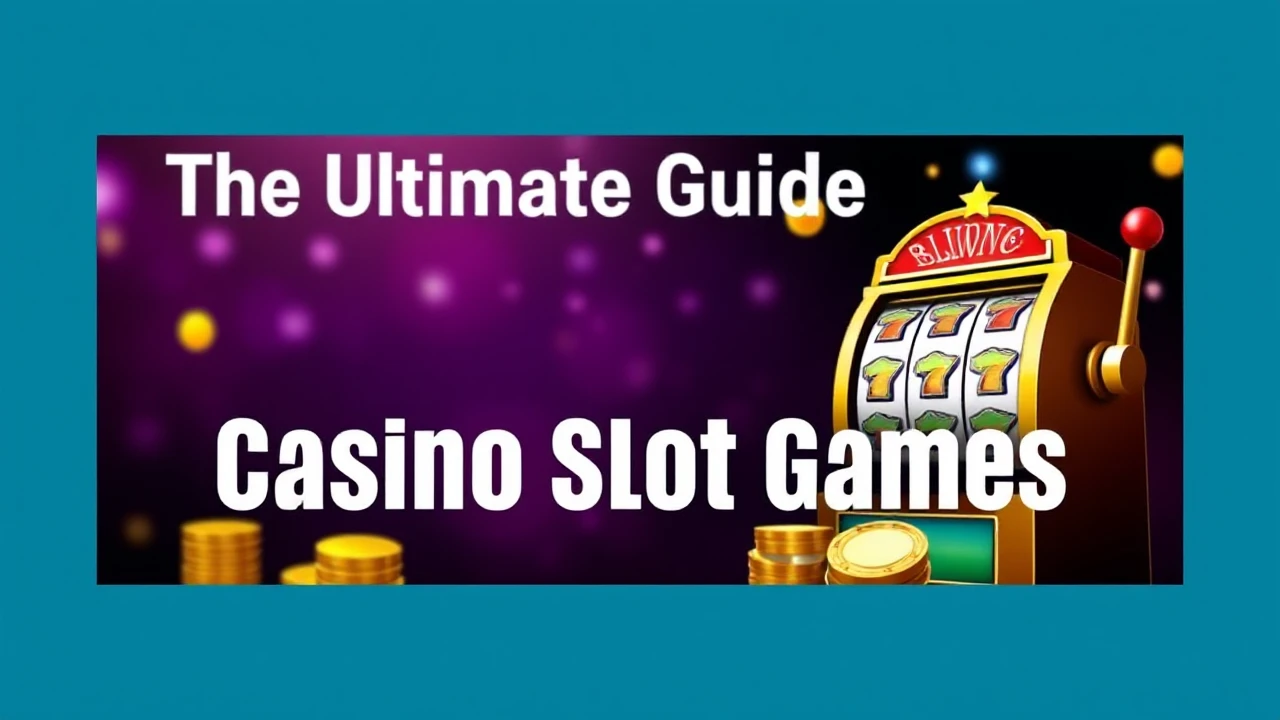 The Ultimate Guide to Playing Casino Slot Games