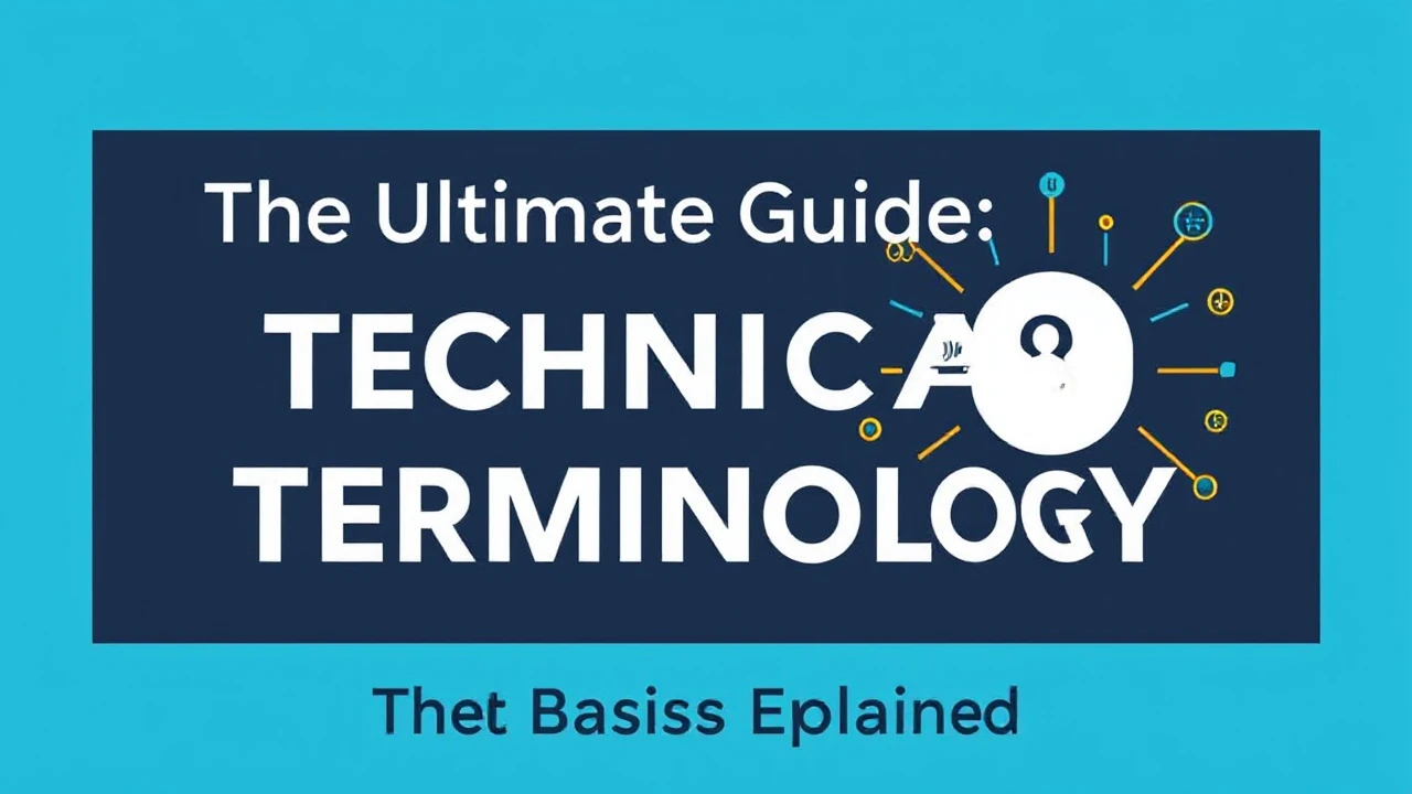 The Ultimate Guide Technical Terminology: The Basics Explained