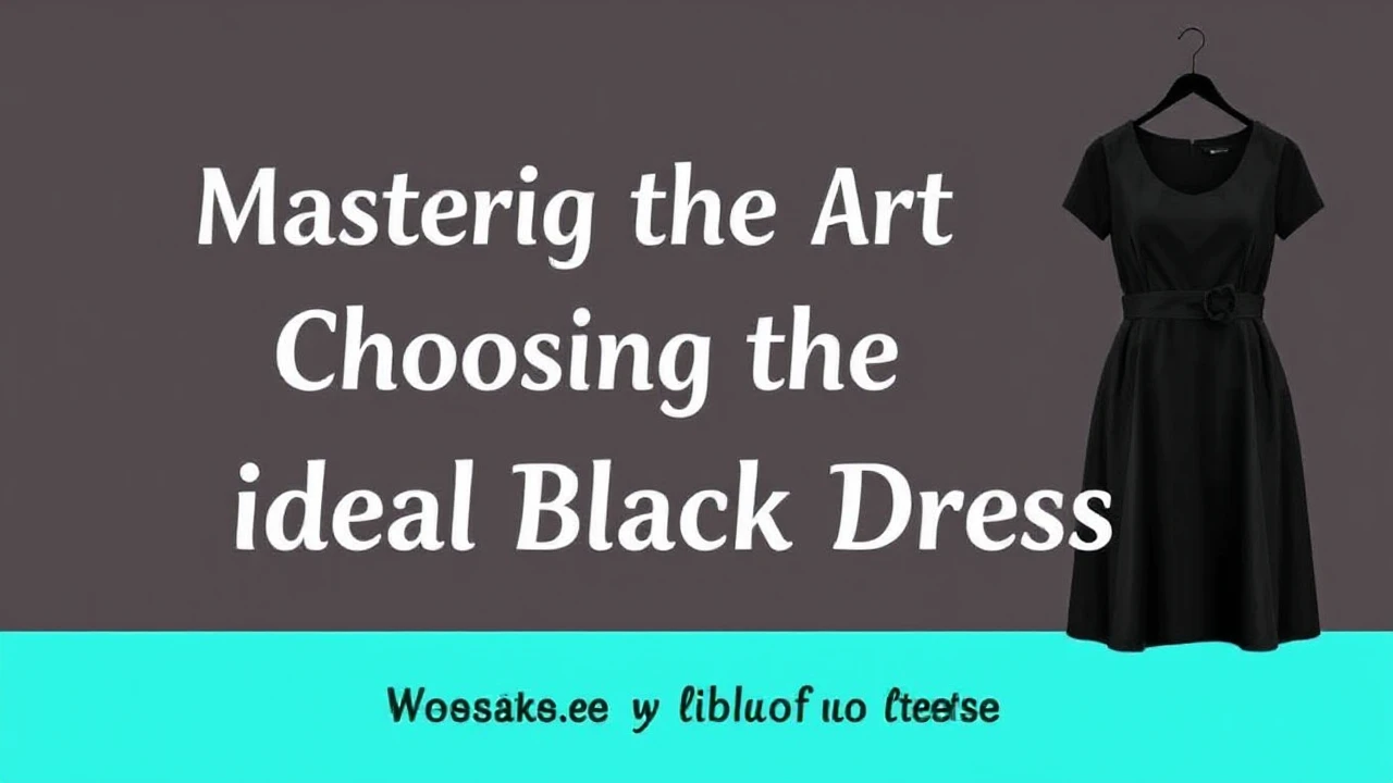 Mastering the Art of Choosing the Ideal Little Black Dress