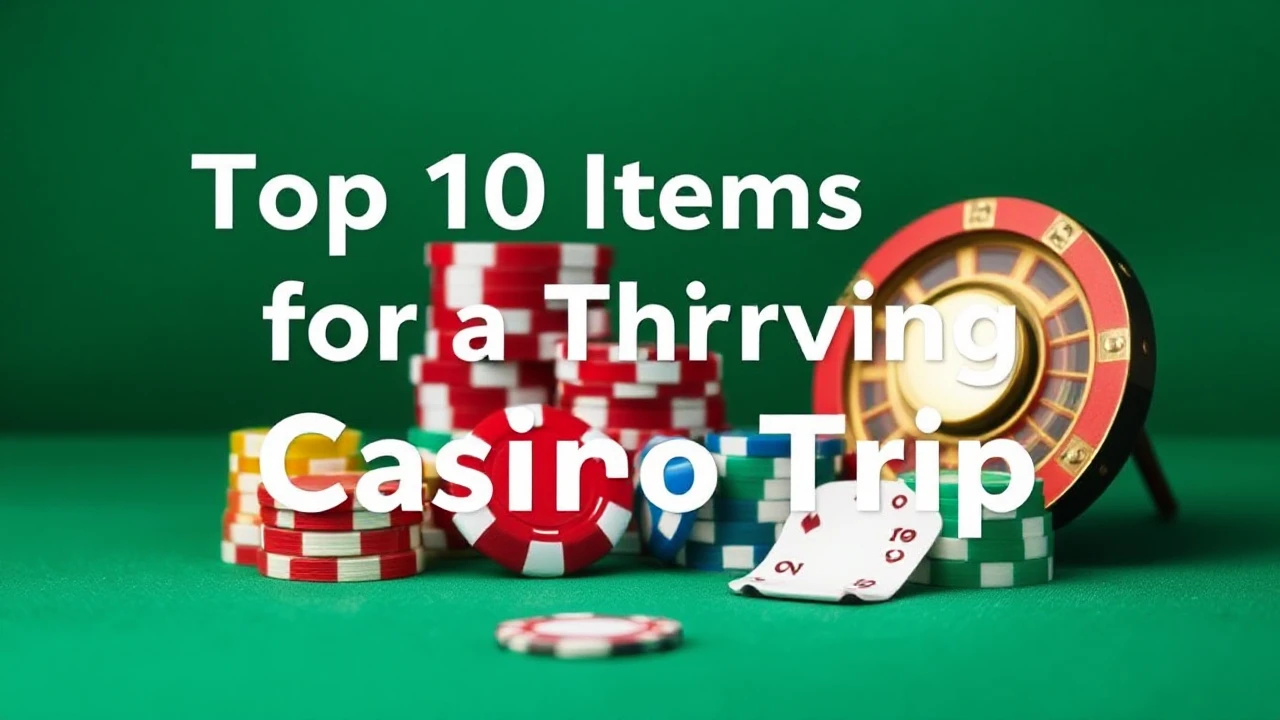Top 10 Items for a Thriving Casino Trip