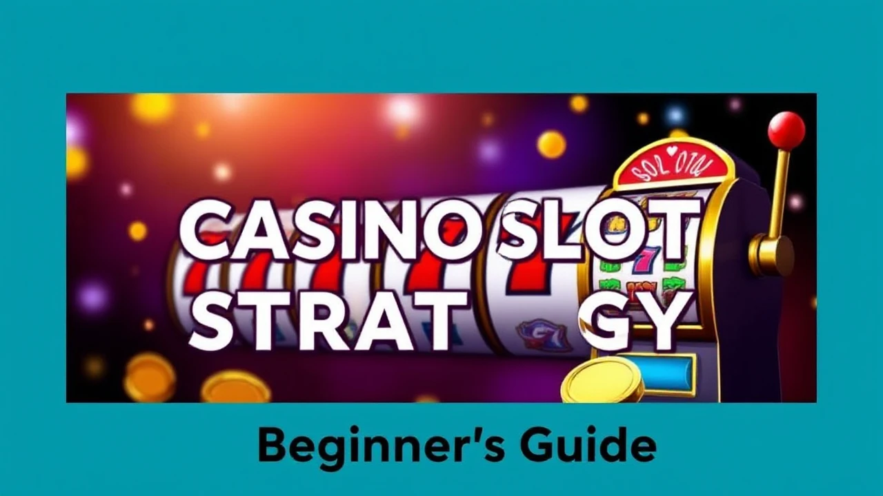 Perfecting the Art of Casino Slot Strategy: A Beginner's Guide