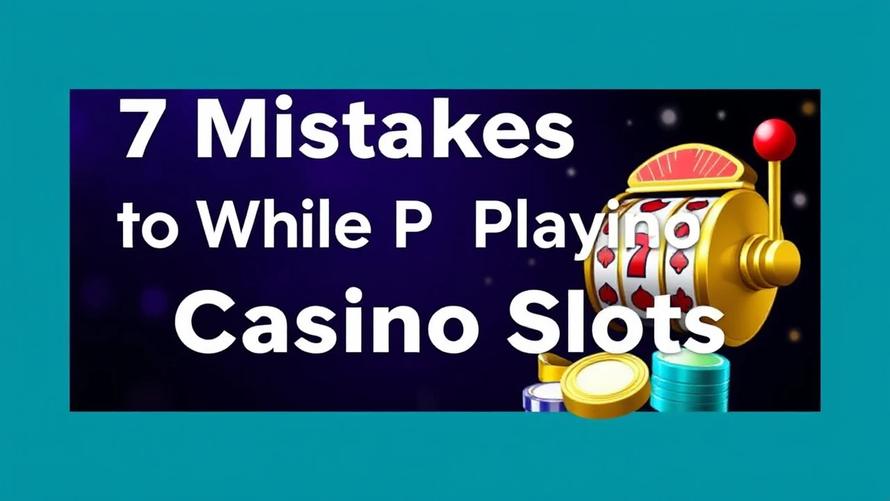 7 Mistakes to Steer Clear of While Playing Casino Slots