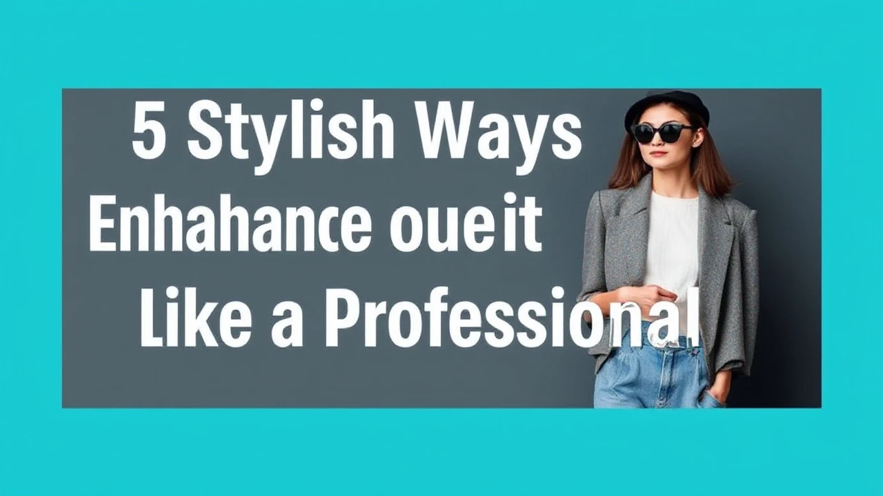5 Stylish Ways to Enhance Your Outfit Like a Professional