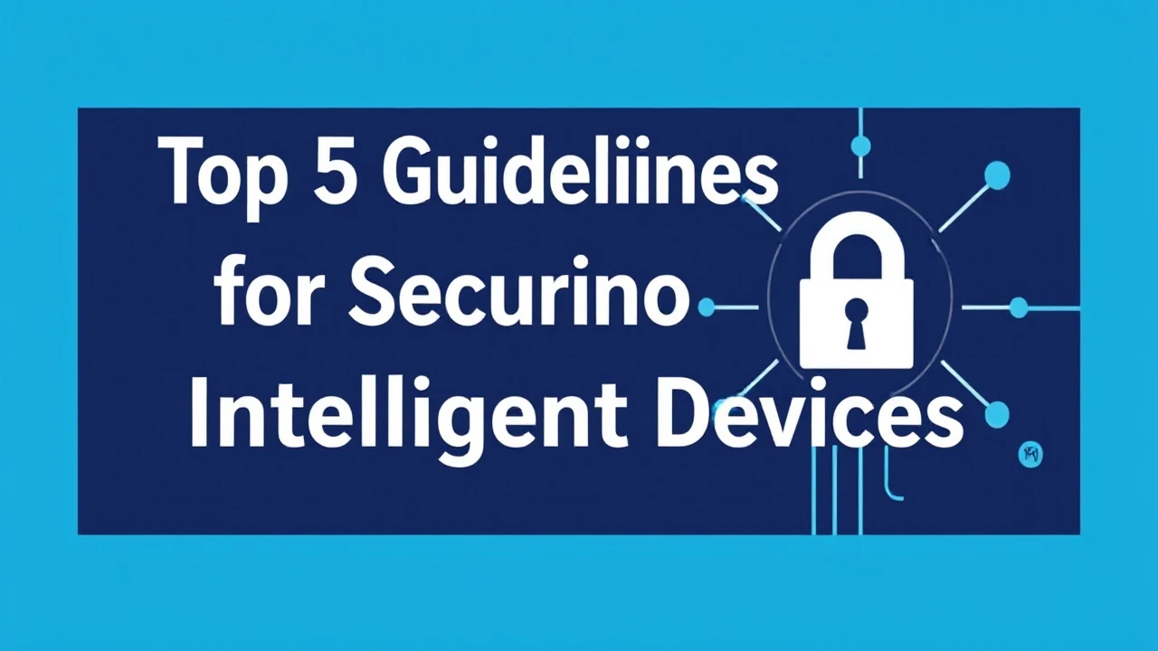Top 5 Guidelines for Securing Your Intelligent Devices