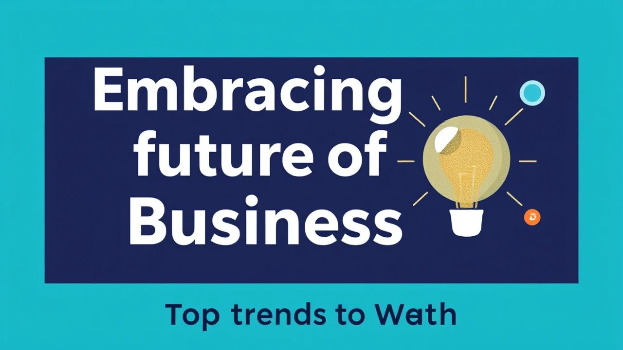 Embracing future of Business: Top Trends to Watch