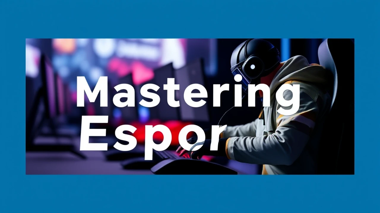 Mastering Esports: An Amateur's Guide to Ruling the Game