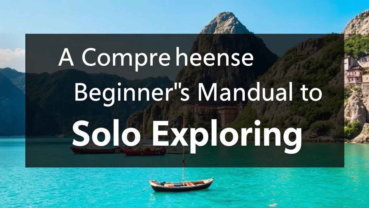 A Comprehensive Beginner's Manual to Solo Exploring