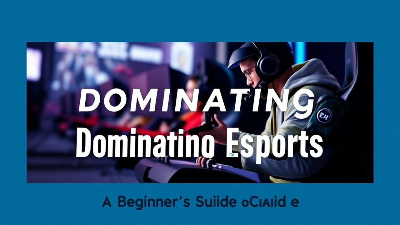 Dominating Esports: A Beginner's Guide to Competitive Gaming