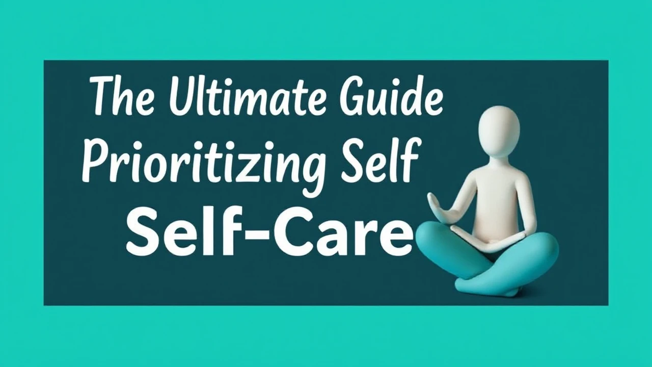 The Ultimate Guide Prioritizing Self-Care to Improve Better Health