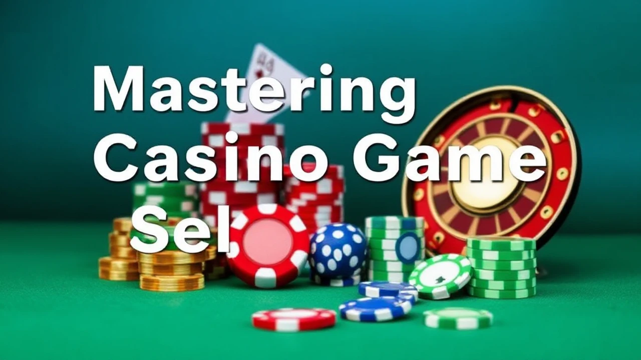 Mastering Casino Game Selection: A Guide for Players of All Levels