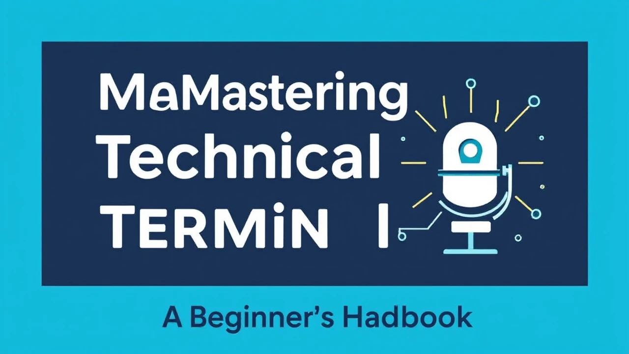 Mastering Technical Terminology: A Beginner's Handbook