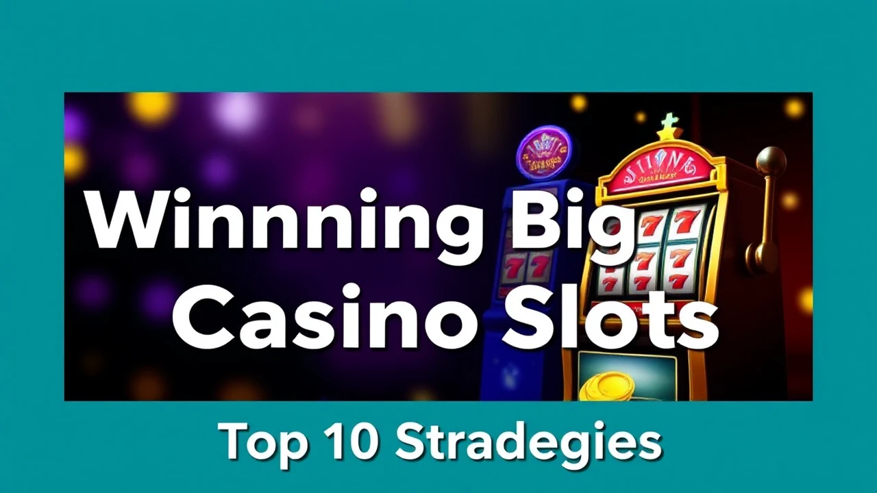 Mastering the Art of Winning Big at Casino Slots: Top 10 Strategies