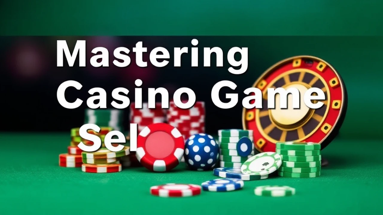 Mastering Casino Game Selection: A Guide for Players of All Levels