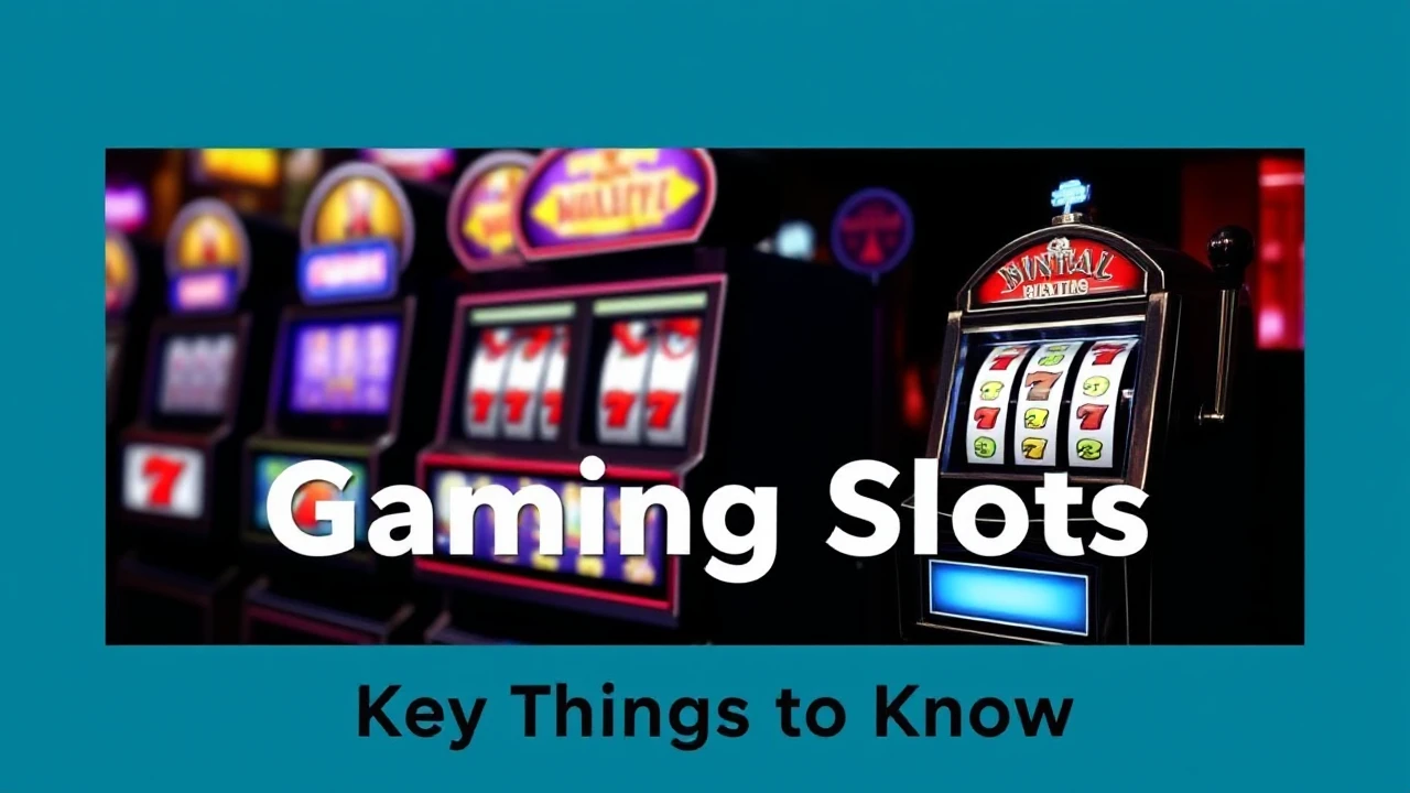 Exploring the Secrets of Gaming Slots: Key Things to Know