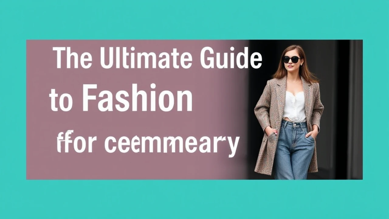 The Ultimate Guide to Fashion Trends for Contemporary Females