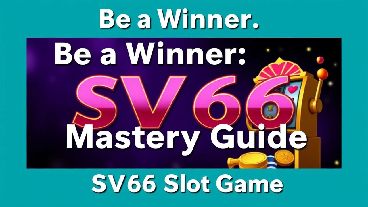 Be a Winner: SV66 Slot Game Mastery Guide