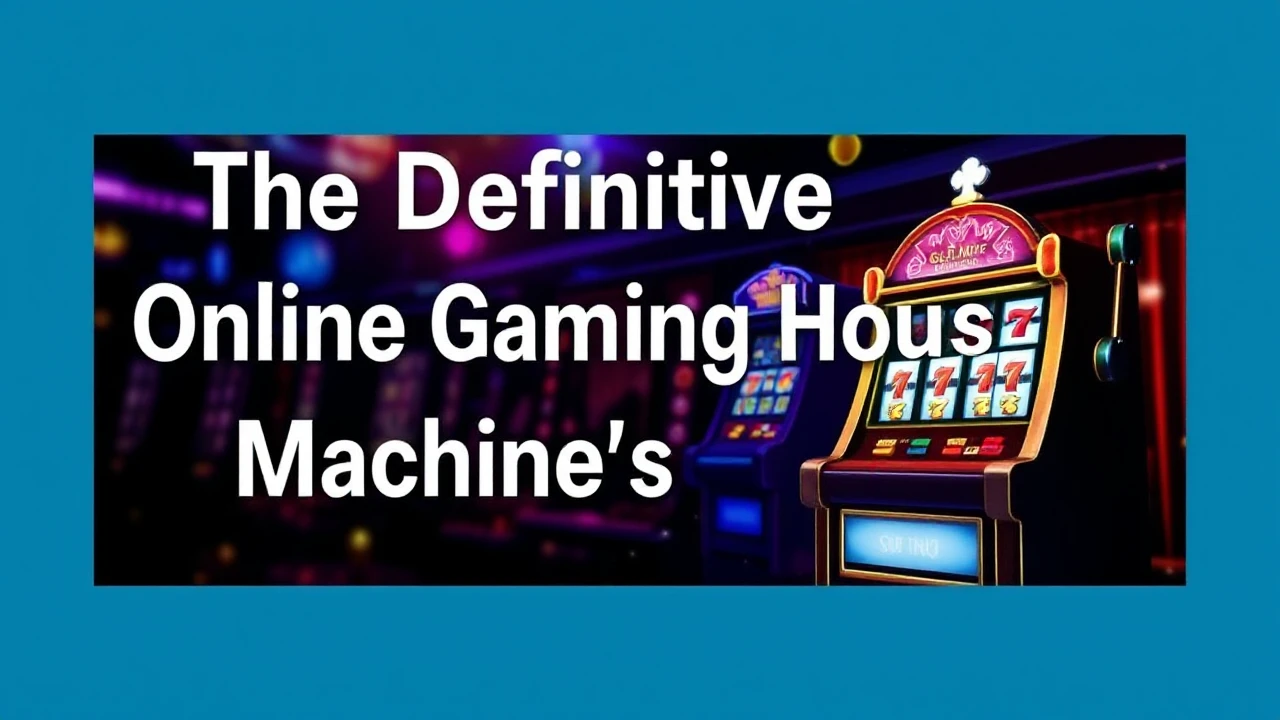 The Definitive Online Gaming House Machine Player's Survival
