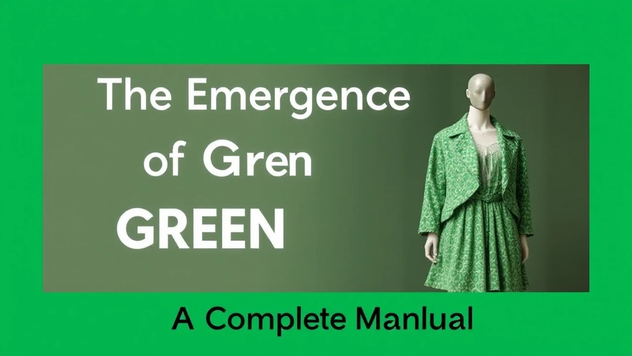 The Emergence of Green Fashion: A Complete Manual
