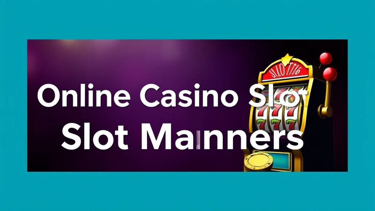 This Ultimate Handbook to Online Casino Slot Manners: Dos and Don'ts