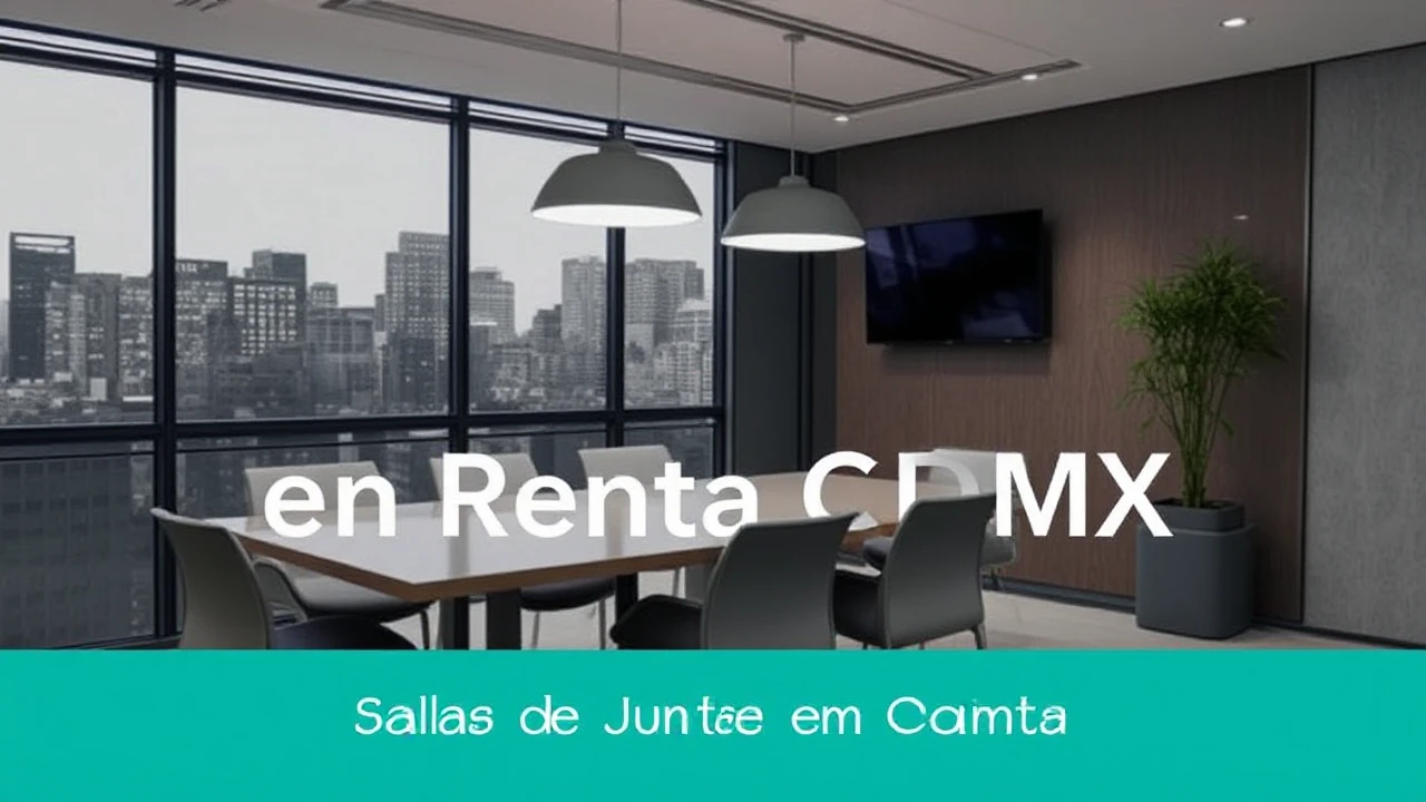 Salas de Juntas en Renta CDMX: La Solución Ideal para Reuniones Profesionales