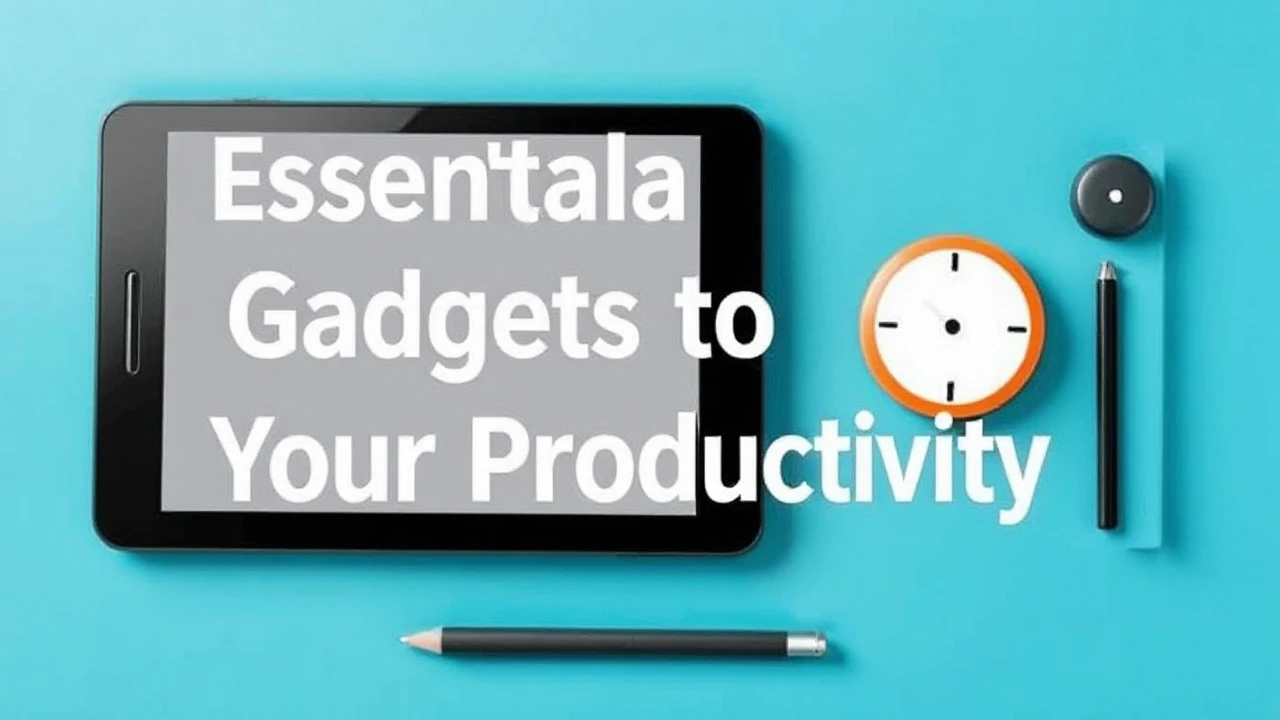 Essential Gadgets to Supercharge Your Productivity