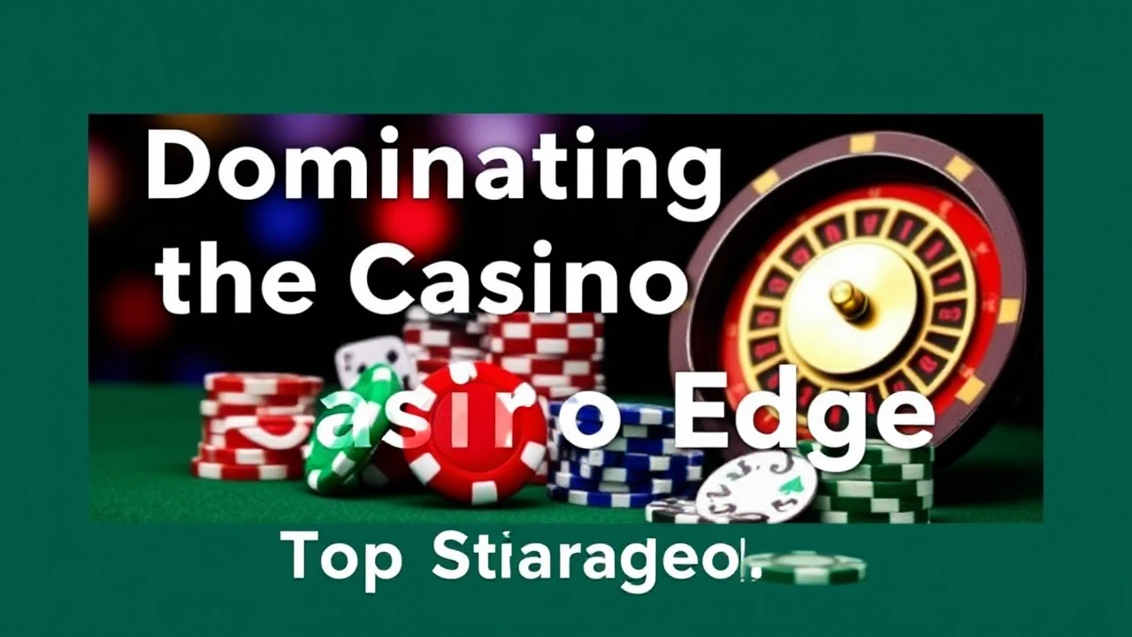 Dominating the Casino Edge: Top Strategies