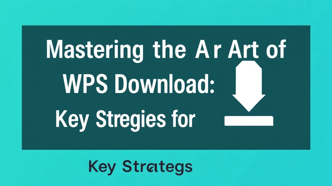 Mastering the Art of WPS Download: Key Strategies for Success
