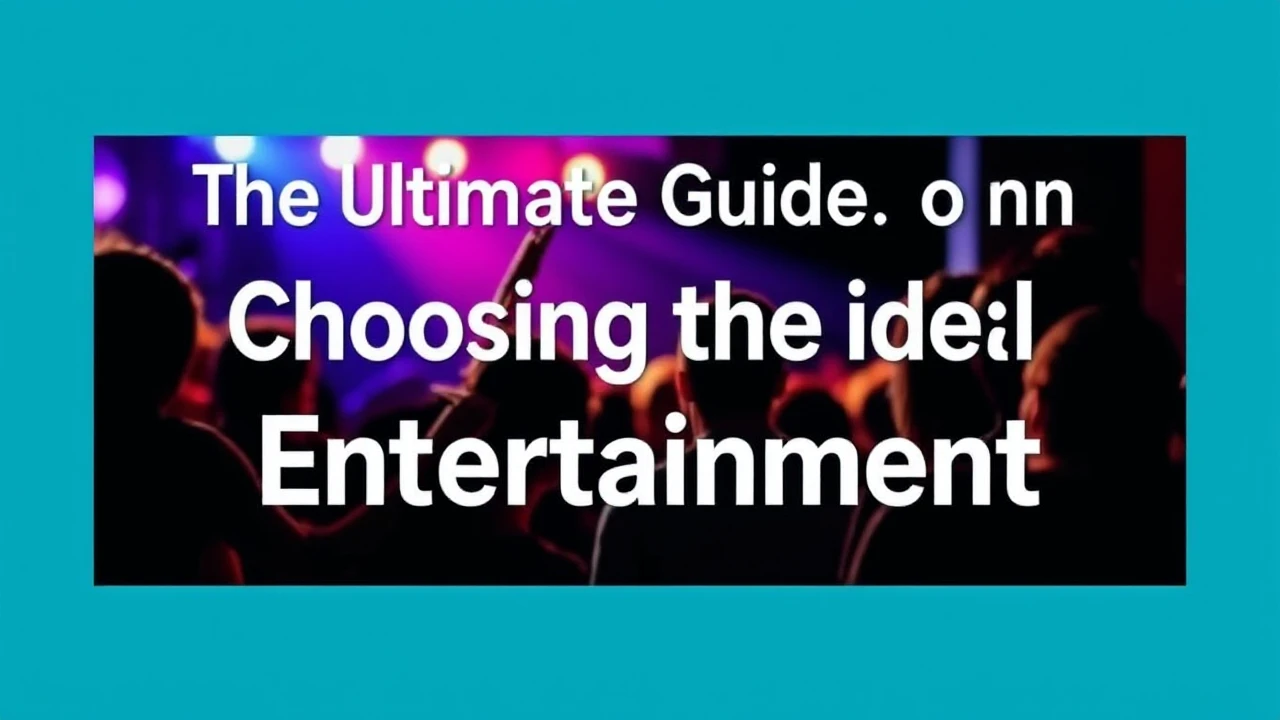 The Ultimate Guide on Choosing the Ideal Entertainment for Any Gathering