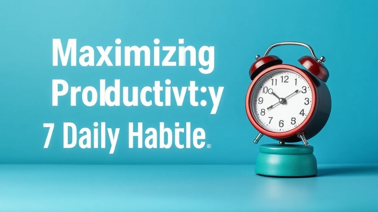 Maximizing Productivity: 7 Daily Habits of Triumphant People