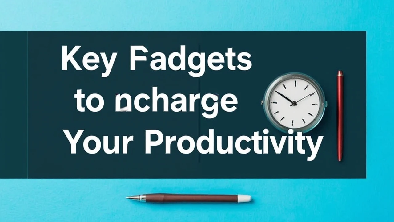 Key Gadgets to Supercharge Your Productivity