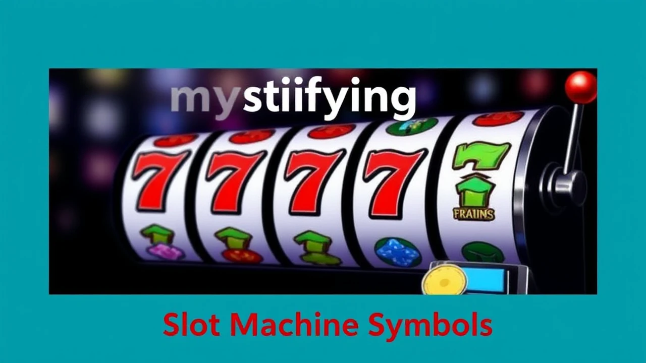 Demystifying Slot Machine Symbols: A Comprehensive Guide