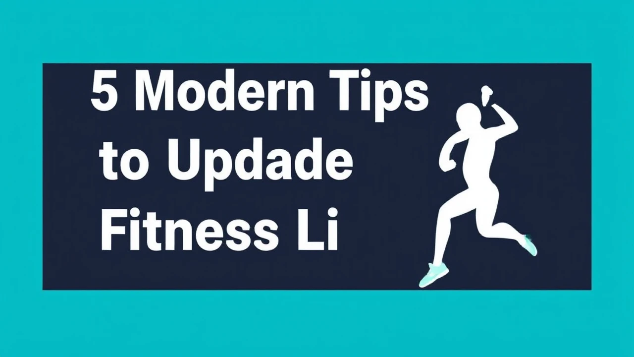 5 Modern Tips to Upgrade Your Fitness Lifestyle