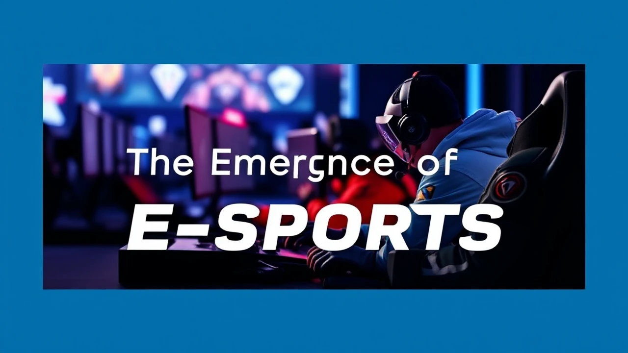 The Emergence of E-Sports: Exploring into the Next Era of Professional Gaming
