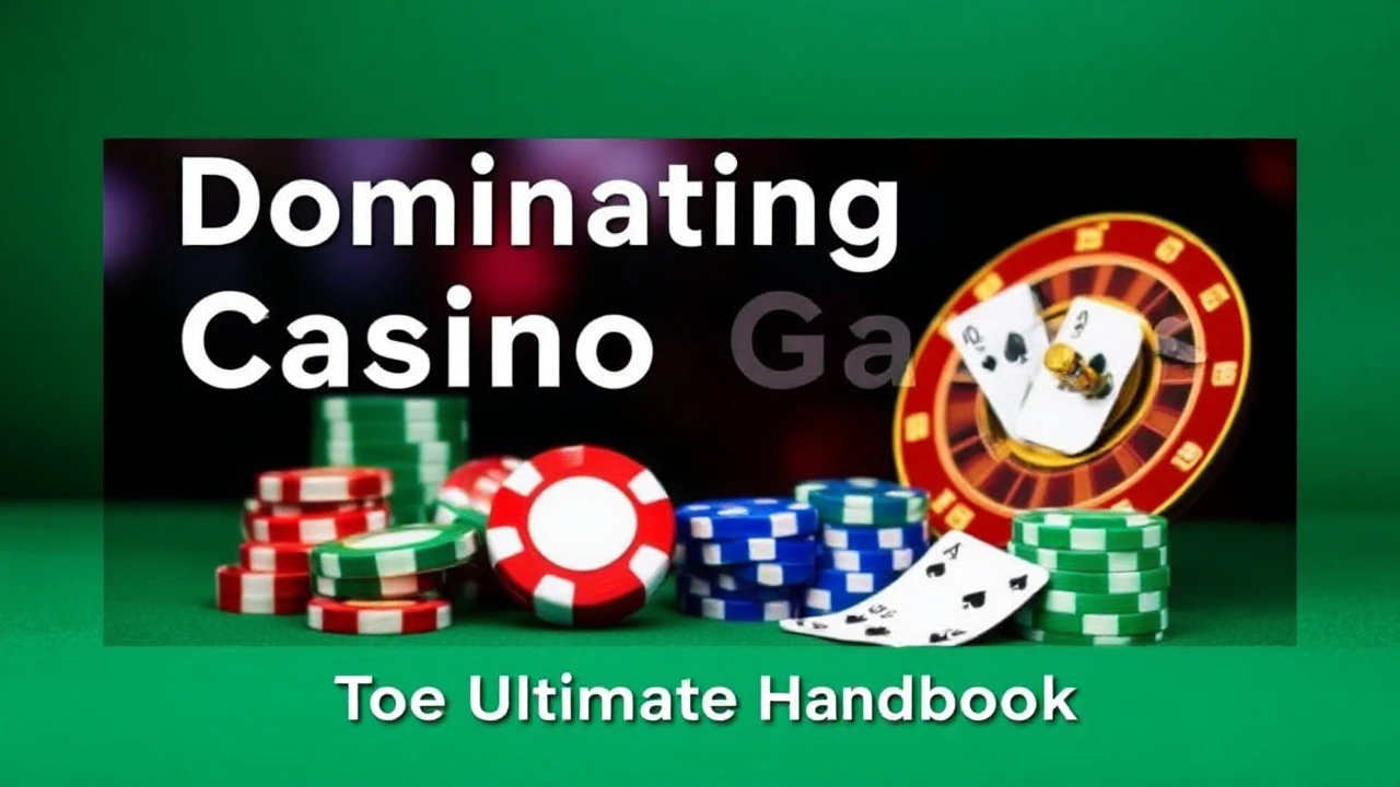 Dominating Casino Games: Your Ultimate Handbook