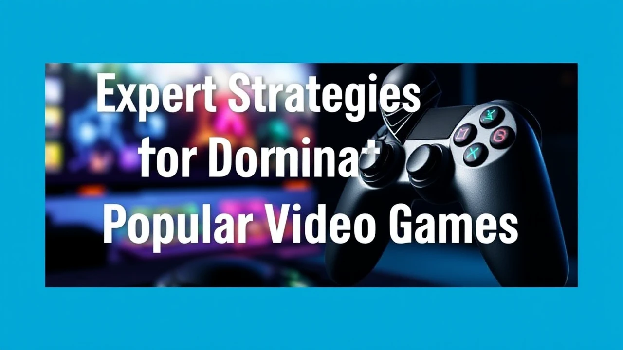 Expert Strategies for Dominating Popular Video Games