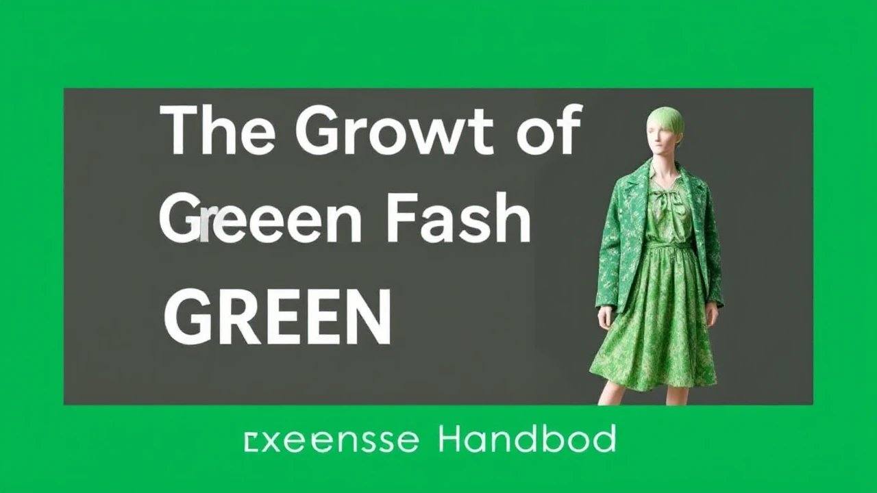 The Growth of Green Fashion: An Extensive Handbook