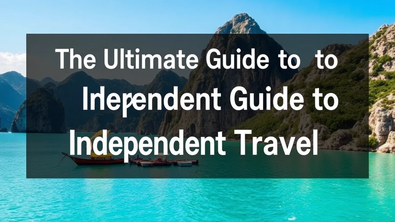 The Ultimate Guide to Independent Travel: Key Tips for Embarking on the World Alone